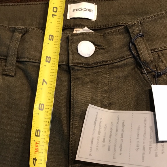 Sneak Peek Mid Rise Skinny Jeans - Picture 12 of 13